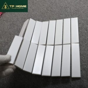 Gạch Mosaic que đũa Trắng 3201M 284x296x6mm