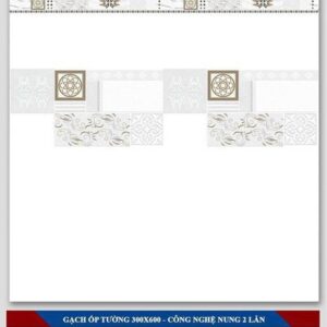 Gạch 3666V1 30x60 thân/viền