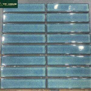 Gạch mosaic que đũa xanh ngọc 3251M