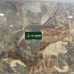 GẠCH OCTASTONE BROWN Siêu bóng 120x240